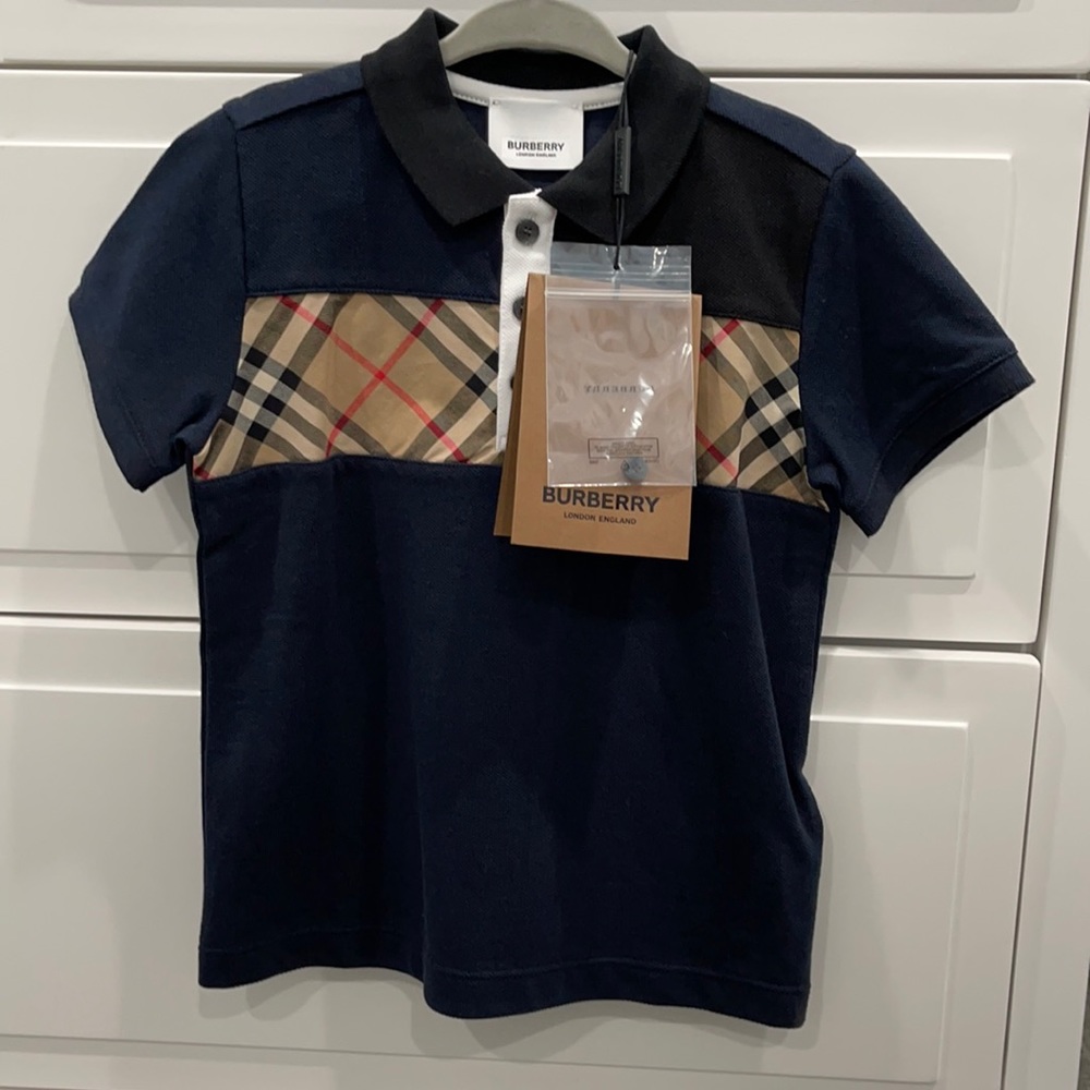 NTW Burberry London boys toddler polo 3T